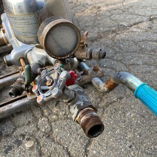 発送しません 実演動画付 整備済 圧力35Kgf/c㎡ 吸水量30L/分 4馬力 セット動噴 MS253　丸山　現品確認 手渡し歓迎 初期不良対応可能