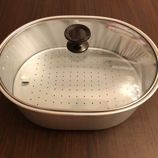蒸し器　両手鍋