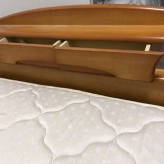 ワイドダブル 152cm アイシン精機 ベッド フランスベッド 低反発 ハード マットレス