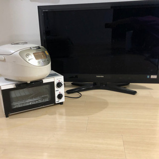 テレビ 炊飯器 - 家電