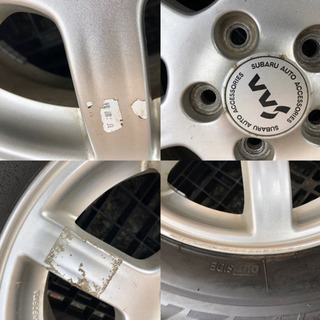 175/70R14 ブリヂストン VRX2 バリ山 スバル インプレッサ 純正 アルミホイール付 エンケイ製 スタッドレス 4本 ブリザック 送料無料