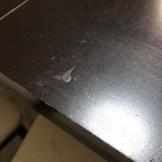 【手渡し限定】ダイニングテーブル(可変式)4〜6人がけ用　椅子4つ付き