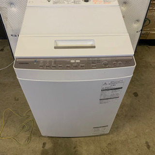 s1213-1 TOSHIBA 電気洗濯機 AW-BK8D7 8kg 2019年製