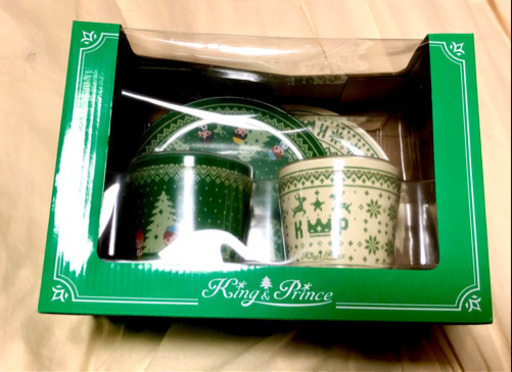 【値下げ】-代引き可-King \u0026 Prince キンプリ クリスマス カップ お皿