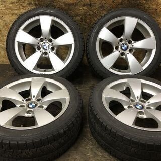 【PIRELLI 225/45R17】スタッドレス【BMW E60 5シリーズ 純正ホイール 17インチ 7.5J5HPCD120+20】2017年製　(VTG302) クレジットカード QR決済可能