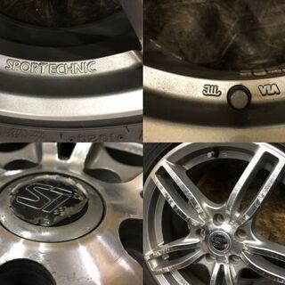 DUNLOP SJ8 225/65R17】スタッドレス【ST SPORT TECHNIC 社外 17インチ 