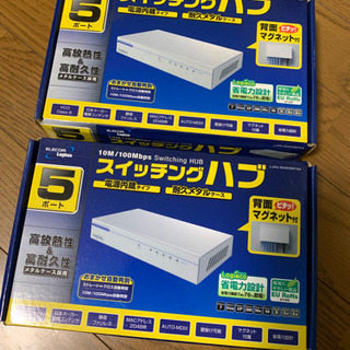 ELECOM スイッチングハブ　電源内蔵タイプ　5ポート