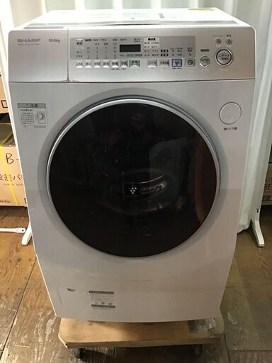 SHRAP シャープ ドラム式洗濯乾燥機 ES-V530-NL 左開き 10kg 2013年製