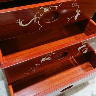 小売店販売 12/15販売済 花梨|螺鈿細工|5段引出収納 - www.fastbuy.lk
