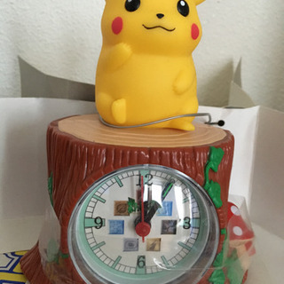 【新品未使用】ピカチュウ　置き時計