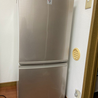 SHARP プラズマクラスター冷蔵庫 137L 2ドア SJ-PD14Y-N - 冷蔵庫