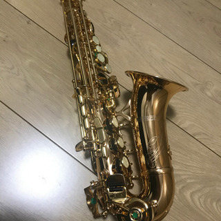 金メッキ！アンフリー カーブドソプラノサックス HiGキー付き 美品