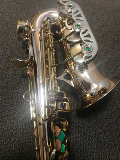 金メッキ！アンフリー カーブドソプラノサックス HiGキー付き 美品
