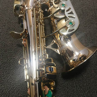 金メッキ！アンフリー カーブドソプラノサックス HiGキー付き 美品