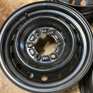 新車外し☆トヨタ 純正 ハイエース 200系 鉄ホイール 15X6.0J PCD