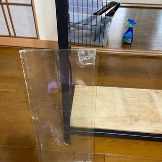 120cm水槽、ワイヤーラック、ガラス蓋セット