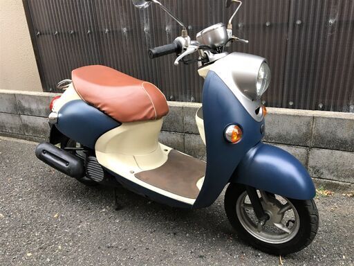 デニムブルー塗装』4スト SA26j ビーノ ️セルキック始動♪吹け上がり