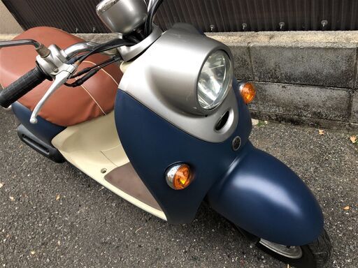 デニムブルー塗装』4スト SA26j ビーノ ️セルキック始動♪吹け上がり