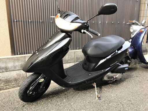 黒艶々✨『高年式・低燃費・インジェクション』AF68 ディオ FI　サイドスタンド付き♪