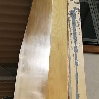 ☆USED☆カウンター無垢材 W約3,700mm D約700mm H約65mm