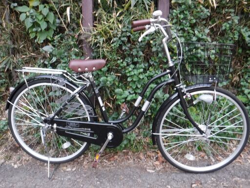キレイ★LEDオートライト付きママチャリ　中古自転車 313