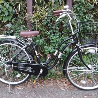 キレイ★LEDオートライト付きママチャリ　中古自転車 313