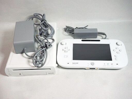 【苫小牧バナナ】任天堂/NINTENDO Wii U 本体+ゲームパッドセット 32GB ファミリープレミアム 動作OK♪