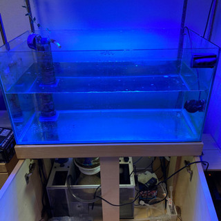 90cm オーバーフロー水槽　サンプ付き