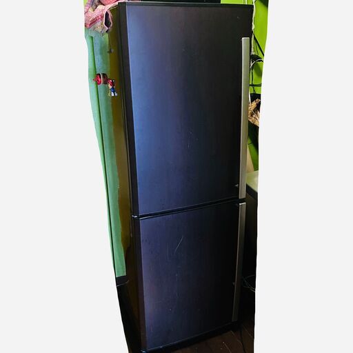 【消毒済み】ファミリー向け冷蔵庫 MITSUBISHI お洒落な木目調デザイン☆ MR-H26M-PW