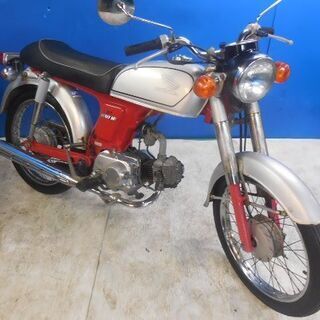 HONDA CD50S 銀/赤 冬の格安配送キャンペーン 期間限...