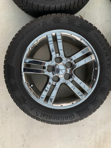 195 60r16 スタッドレスホイールセット日産セレナのc25 C26 C27 に Hideaki 多田のタイヤ ホイール の中古あげます 譲ります ジモティーで不用品の処分