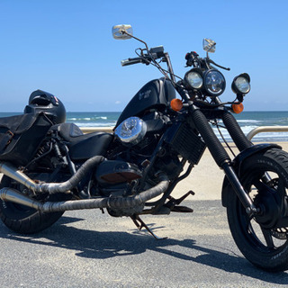 ホンダ　マグナ250 V-TWIN MAGNA フルカスタム　マットブラック　ワンオフ