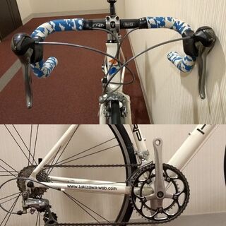 タキザワサイクル　HARPクロモリロード白 コンポ105 タキザワサイクル HARPクロモリロード白 コンポ105