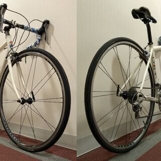 タキザワサイクル HARPクロモリロード白 コンポ105