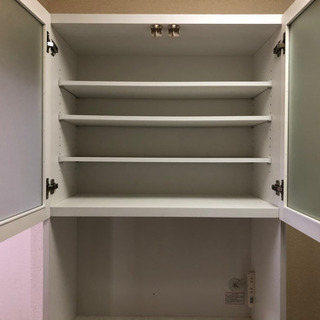 キッチン収納　食器棚　ニトリ　白