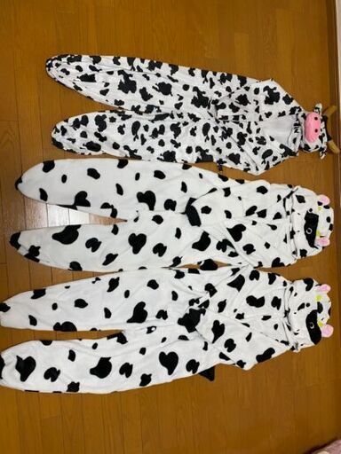 牛着ぐるみパジャマ3点セット Dai 小川のその他の中古 古着あげます 譲ります ジモティーで不用品の処分