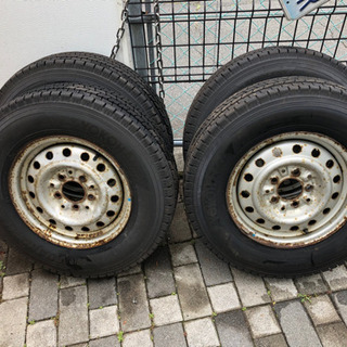 札幌発 引取OK BS V-STEEL SNOW 225/80R17.5 123/122L 17.5インチ 