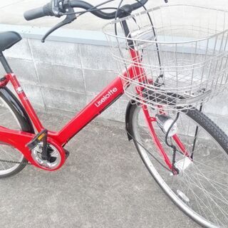 買い物自転車 Liselotte 27インチ 6段変速 オートライト 籠付き 配送 ...