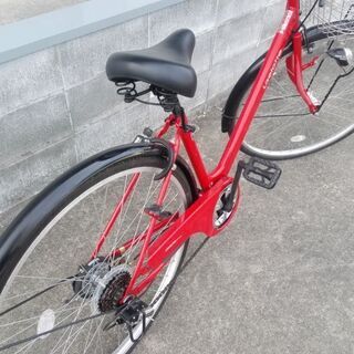買い物自転車 Liselotte 27インチ 6段変速 オートライト 籠付き 配送 ...