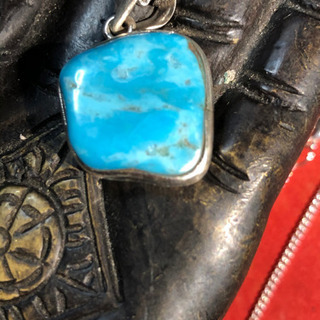 新品:【レアターコイズ】ターコイズペンダントヘッド