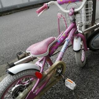 【ネット決済】子供用自転車補助輪付3歳〜くらい？