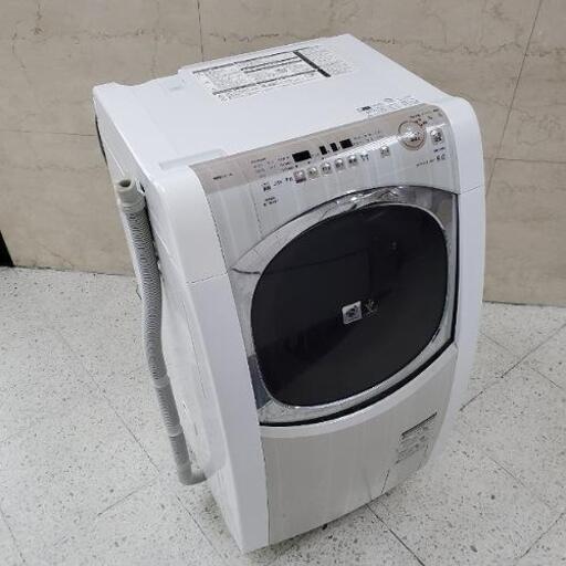 ■配送・設置可■2009年製 SHARP シャープ 洗濯9.0kg 乾燥6.0kg ドラム式洗濯機 ES-HG92G