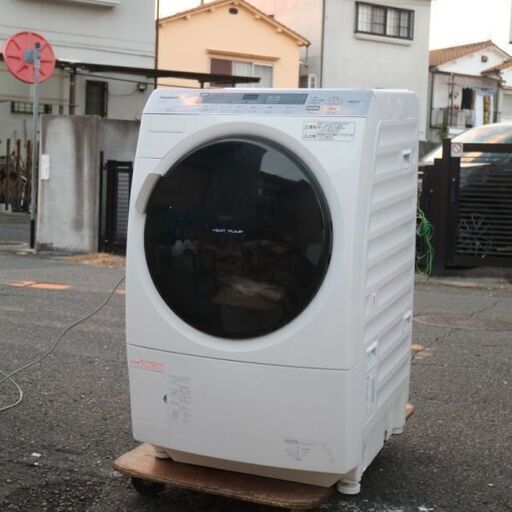 パナソニック ドラム式電気洗濯機 9.0kg 右開き NA-VX3101R 2013年製☆zc252