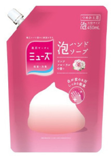 ミューズ 泡ハンドソープ ピンクフローラルの香り 450ml * 8