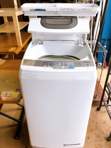 【M1214】HITACHI 全自動洗濯機 NW-KB57 5kg