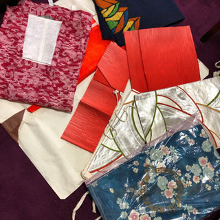 着物の作り帯、長襦袢、春物羽織り、着物、