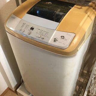 【ネット決済】5.0Kg 全自動洗濯機（ハイアール、JW-K50...