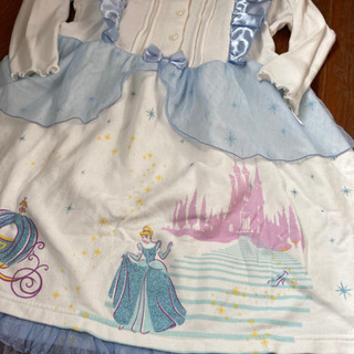 ディズニーシンデレラワンピース1サイズ ふみ 東福山のキッズ用品 子供服 の中古あげます 譲ります ジモティーで不用品の処分