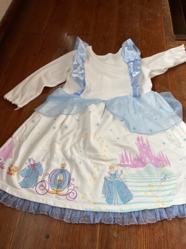 ディズニーシンデレラワンピース1サイズ ふみ 東福山のキッズ用品 子供服 の中古あげます 譲ります ジモティーで不用品の処分