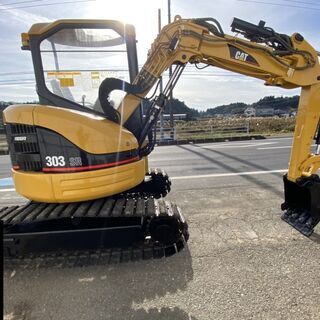 CAT　303SR　ミニ油圧ショベル　ユンボ　バックホー　建設機械